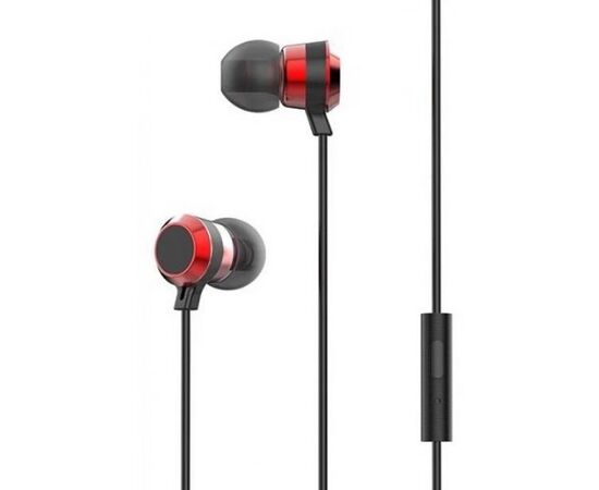  Наушники + микрофон  LDNIO HP02/ Кнопка управления/ 1м/ 3.5 mm jack/ Чёрный 
