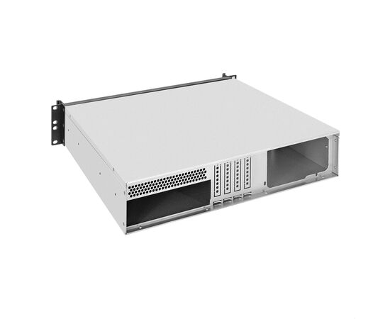  Корпус ExeGate Pro 2U400-04AL EX297727RUS (RM 19", высота 2U, глубина 400, передняя панель - алюминий, без БП, 2*USB) 