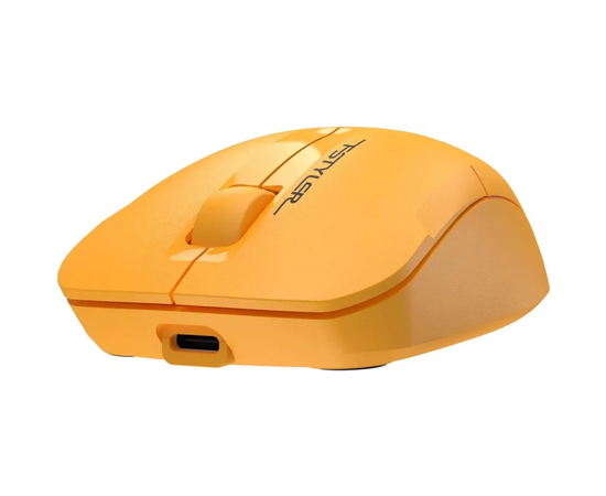  Мышь A4Tech Fstyler FG15C Air2 желтый оптич. 1200dpi беспров. USB для ноутбука 3but 