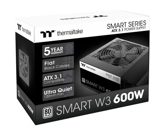  Блок питания Thermaltake Smart W3 600 (PS-SPW-0600NNFAWE-1) 