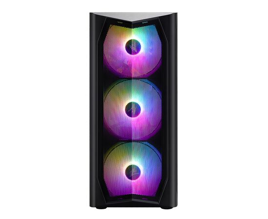  Корпус ZALMAN Miditower N4 (2xUSB + USB 3.0, 2xAudio, (3x120мм + 3x140мм) FAN, боковое окно, ATX, без БП) 