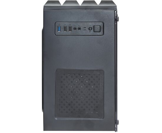  Корпус ExeGate Mistery R3 EX294383RUS Minitower (mATX, без БП, 2*USB+1*USB3.0, аудио, черный, 4 вент. 12см с RGB подсветкой) 