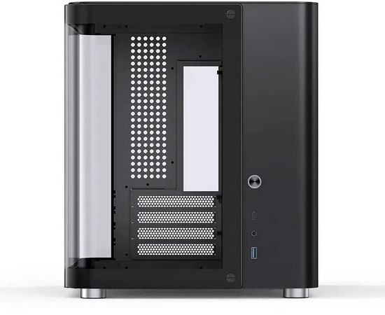  Корпус Jonsbo TK-1 2.0 Black без БП, mini-ITX, micro-ATX, черный 
