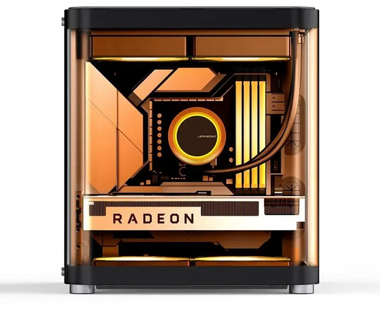  Корпус Jonsbo TK-1 2.0 Black без БП, mini-ITX, micro-ATX, черный 