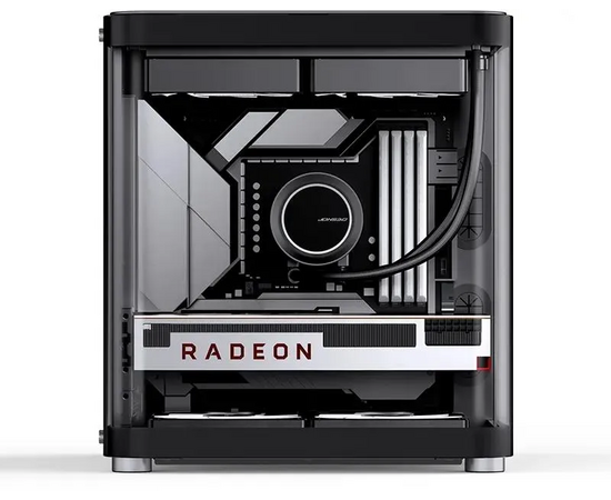 Корпус Jonsbo TK-1 2.0 Black без БП, mini-ITX, micro-ATX, черный 