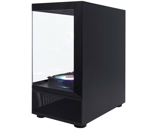  Корпус 1STPLAYER Miku Mi2-A Black (Mi2-A-BK-2F1R-1F1)/ mATX / 3x120mm LED fans 
