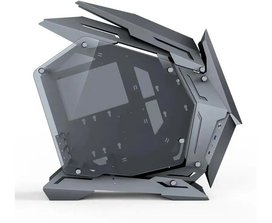  Корпус JONSBO MOD-3 Mini Gray без БП, боковые панели из закаленного стекла, mini-ITX, micro-ATX, серебристый 