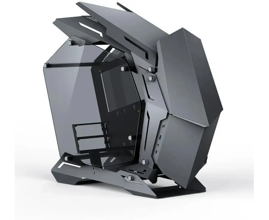  Корпус JONSBO MOD-3 Mini Gray без БП, боковые панели из закаленного стекла, mini-ITX, micro-ATX, серебристый 