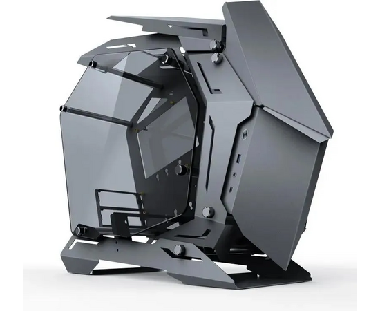  Корпус JONSBO MOD-3 Mini Gray без БП, боковые панели из закаленного стекла, mini-ITX, micro-ATX, серебристый 