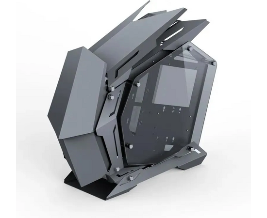  Корпус JONSBO MOD-3 Mini Gray без БП, боковые панели из закаленного стекла, mini-ITX, micro-ATX, серебристый 