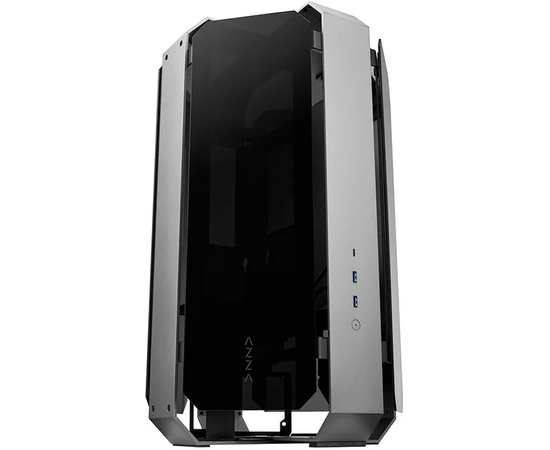 Корпус Azza Opus черный (CSAZ-809 Opus) без БП ATX 3x120mm 2xUSB3.0 audio bott PSU 