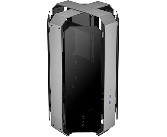  Корпус Azza Opus черный (CSAZ-809 Opus) без БП ATX 3x120mm 2xUSB3.0 audio bott PSU 