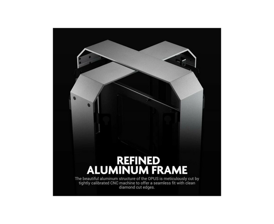  Корпус Azza Opus черный (CSAZ-809 Opus) без БП ATX 3x120mm 2xUSB3.0 audio bott PSU 