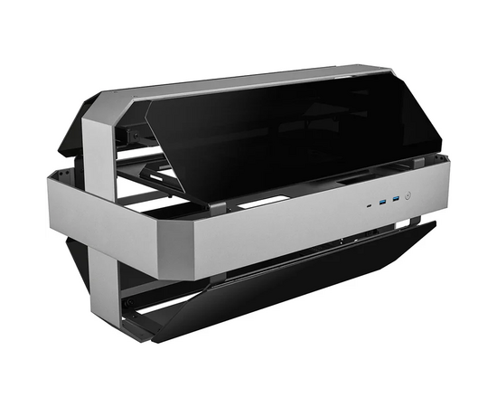  Корпус Azza Opus черный (CSAZ-809 Opus) без БП ATX 3x120mm 2xUSB3.0 audio bott PSU 