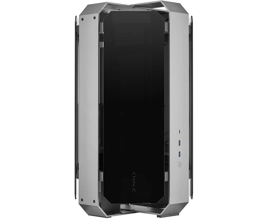  Корпус Azza Opus черный (CSAZ-809 Opus) без БП ATX 3x120mm 2xUSB3.0 audio bott PSU 