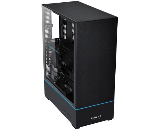  Корпус Lian Li SUP01X / Black (G99.SUP01X.R0) / 3 x 120mm PWM Fan / PCIe4.0 Riser Cable / Mid-Tower, TG 