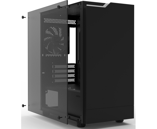  Корпус ZALMAN T4 Plus, MATX, Black, Window, 1 x Combo (3.5'' or 2.5''), 1x3.5'', 2x2.5", 1xUSB2.0, 2xUSB3.0, REAR 1x120mm ARGB 