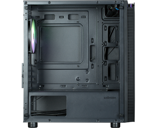  Корпус ZALMAN T4 Plus, MATX, Black, Window, 1 x Combo (3.5'' or 2.5''), 1x3.5'', 2x2.5", 1xUSB2.0, 2xUSB3.0, REAR 1x120mm ARGB 