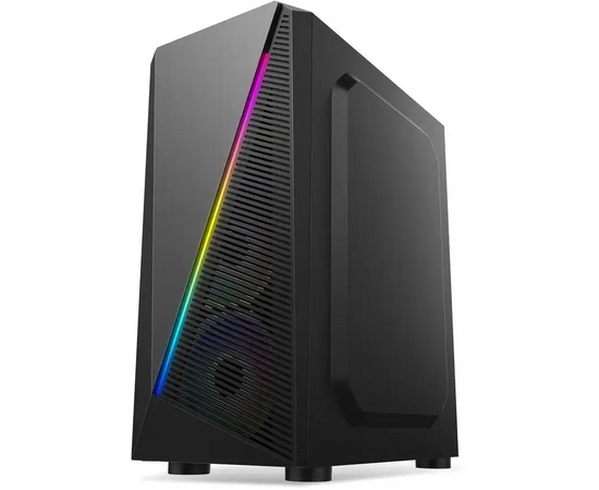  Корпус BLOODY BD-CC102F, mATX, Midi-Tower, без БП, черный 