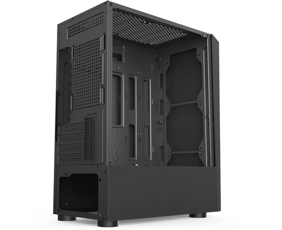  Корпус BLOODY BD-CC102F, mATX, Midi-Tower, без БП, черный 