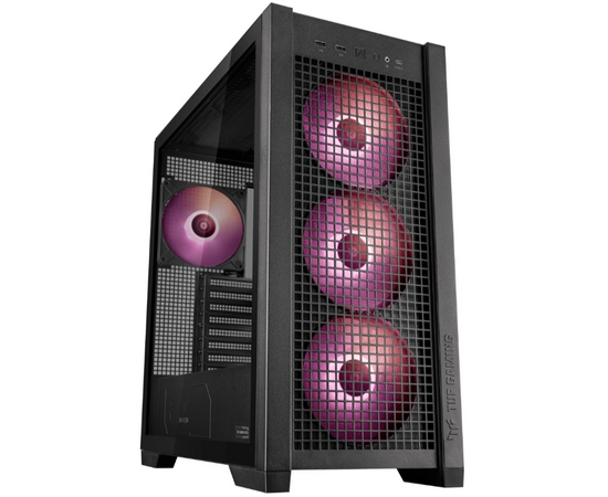  Корпус ASUS Tuf Gaming GT302 TG ARGB Black (90DC00I0-B19000) GT302/ARGB Fans/BLK 