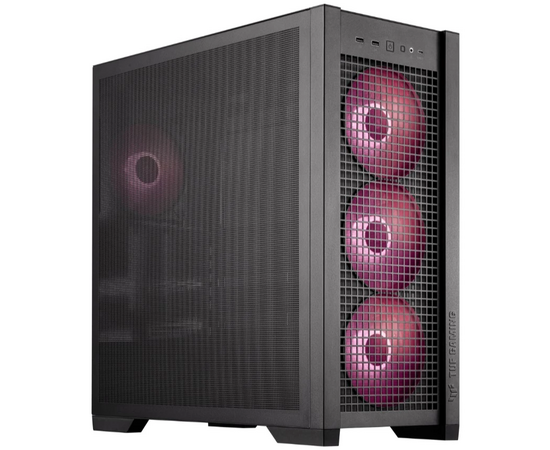  Корпус ASUS Tuf Gaming GT302 TG ARGB Black (90DC00I0-B19000) GT302/ARGB Fans/BLK 