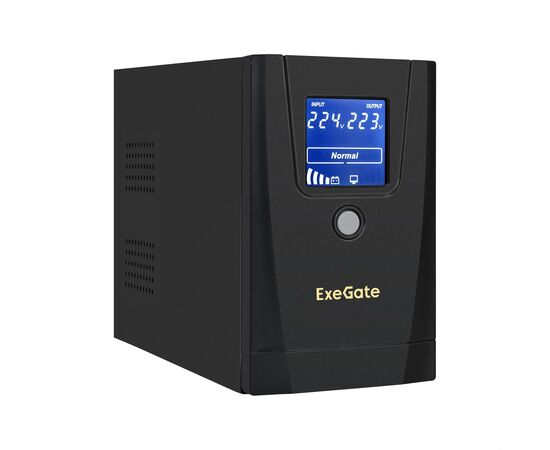  ИБП ExeGate EX292769RUS Power Smart ULB-650.LCD.AVR.1SH.2C13 Black 