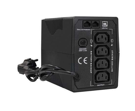  ИБП ExeGate EX292784RUS Power Back BNB-1000.LED.AVR.4C13.RJ.USB Black 