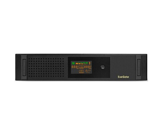  ИБП ExeGate ServerRM UNL-2000.LCD.AVR.2SH.3C13.USB.2U (EX293851RUS) 2000VA/1200W Black 