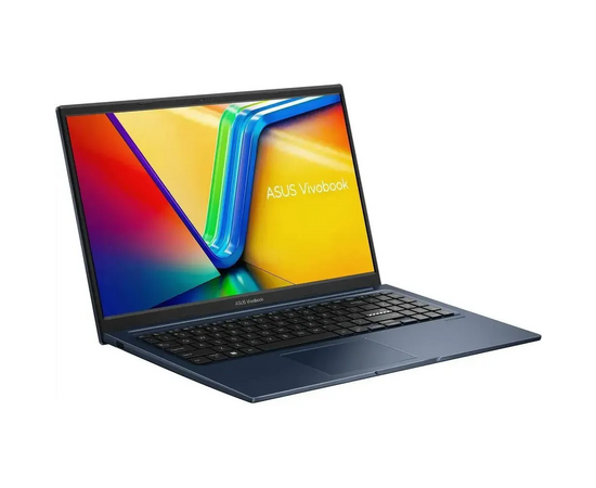  Ноутбук ASUS VivoBook Series X1504VA-NJ739 (90NB10J1-M01E70) 15.6" 1920x1080/i3-1315U/RAM 8Гб/SSD 512Гб/Intel UHD/EngRus/без ОС темно-синий 1.7 кг 