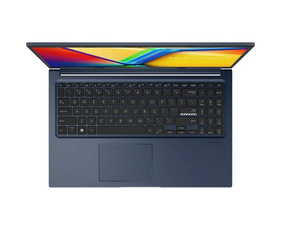  Ноутбук ASUS VivoBook Series X1504VA-NJ739 (90NB10J1-M01E70) 15.6" 1920x1080/i3-1315U/RAM 8Гб/SSD 512Гб/Intel UHD/EngRus/без ОС темно-синий 1.7 кг 