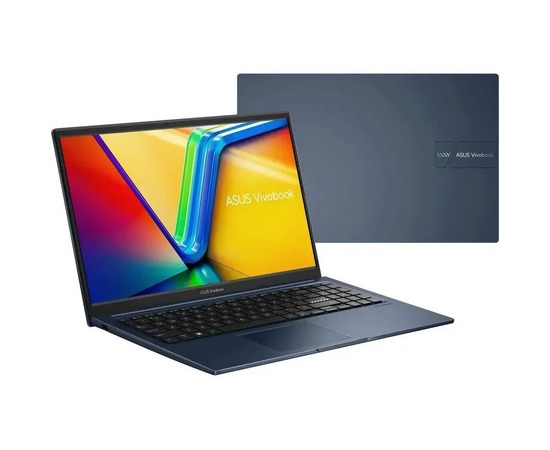  Ноутбук ASUS VivoBook Series X1504VA-NJ739 (90NB10J1-M01E70) 15.6" 1920x1080/i3-1315U/RAM 8Гб/SSD 512Гб/Intel UHD/EngRus/без ОС темно-синий 1.7 кг 