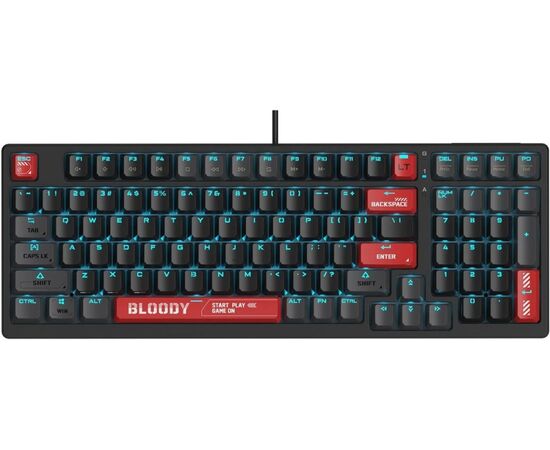  Клавиатура A4Tech Bloody AT98 механическая черный/красный USB for gamer LED (AT98) 
