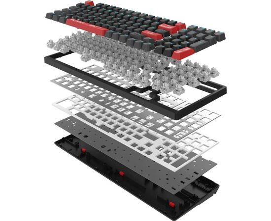  Клавиатура A4Tech Bloody AT98 механическая черный/красный USB for gamer LED (AT98) 