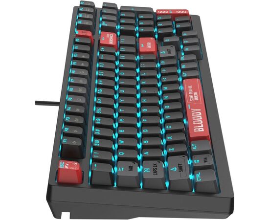  Клавиатура A4Tech Bloody AT98 механическая черный/красный USB for gamer LED (AT98) 
