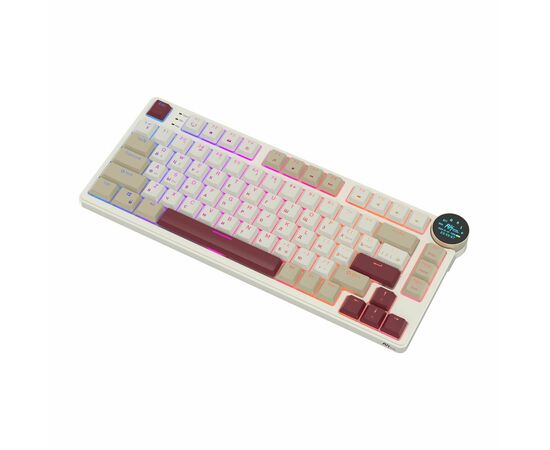  Клавиатура Royal Kludge RK N80 Rosy Clouds USB/2.4 GHz/Bluetоoth, RGB, Hot Swap, Red switch 