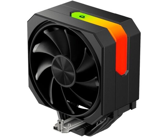  Кулер upHere UP1KC6 Black / 6HPx6mm, 250W TDP, single tower, 1x120mm fan, 600-1650RPM, 68 CFM, 25dBA, ARGB cover 