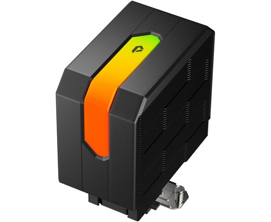  Кулер upHere UP1KC6 Black / 6HPx6mm, 250W TDP, single tower, 1x120mm fan, 600-1650RPM, 68 CFM, 25dBA, ARGB cover 